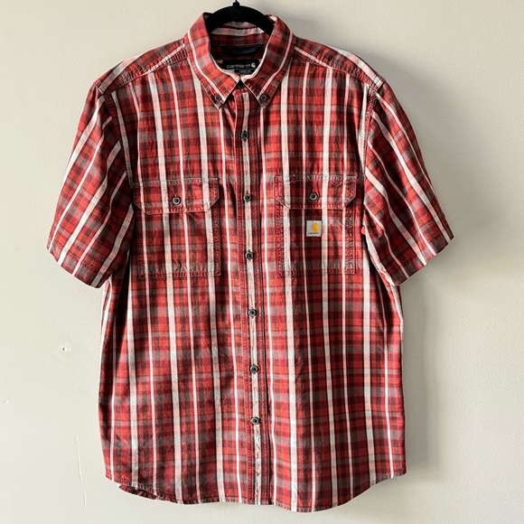Carhartt Other - LOOSE FIT MIDWEIGHT SHORT-SLEEVE PLAID SHIRT Size M